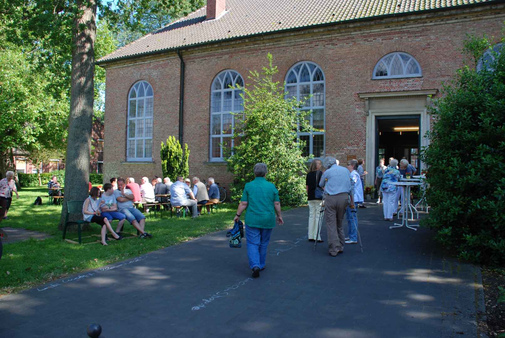 draußen war ein reges Treiben
