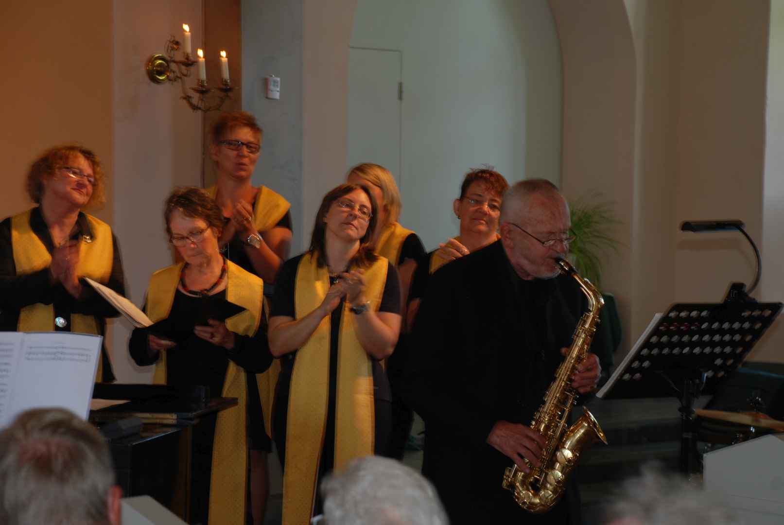 Saxophonist solo
