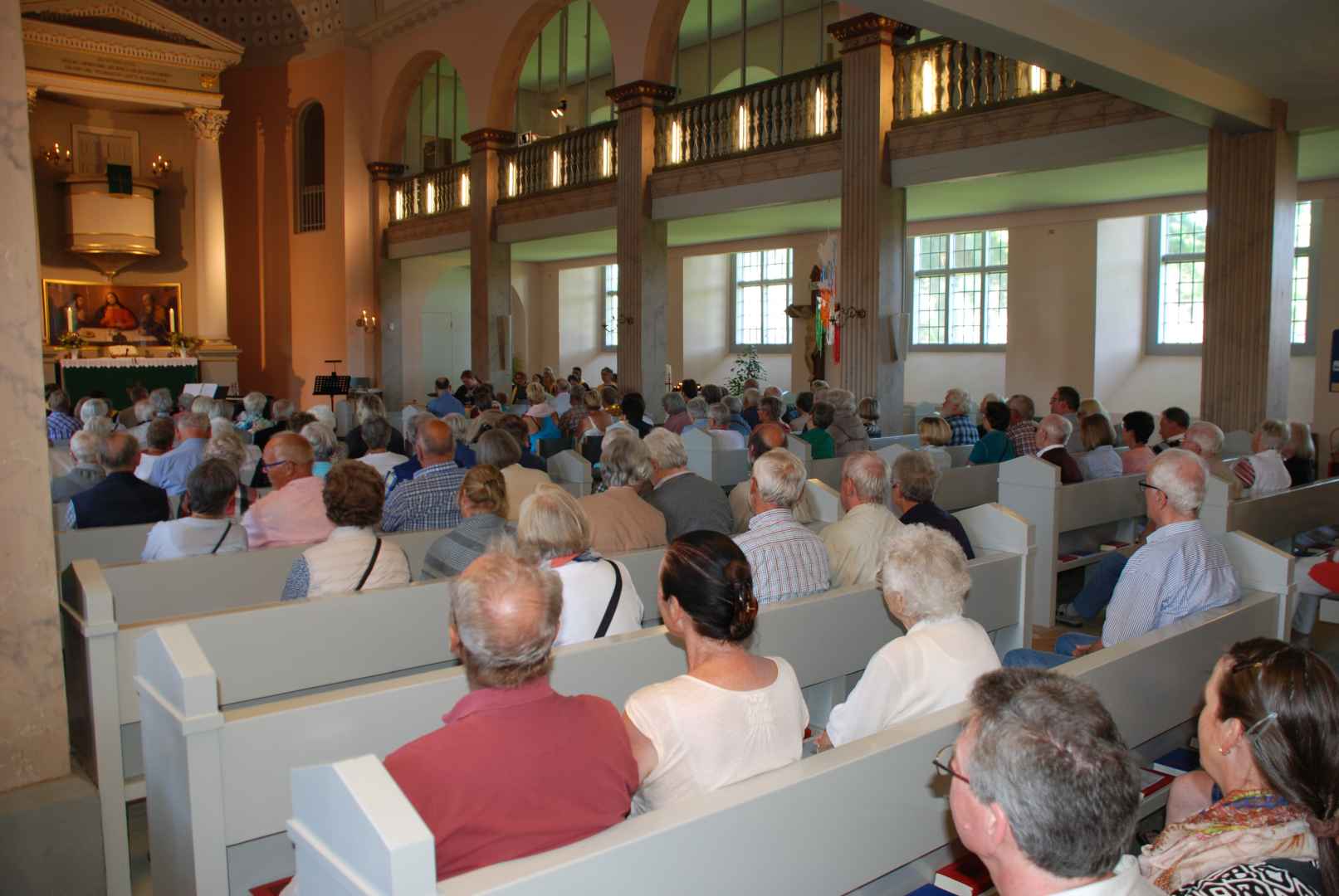 Die Kirche war gut gefüllt
